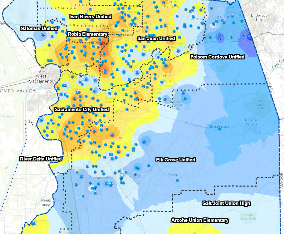 Community Literacy Map, Sacramento, CA | Community Literacy Map ...